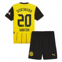 Borussia Dortmund Marcel Sabitzer #20 Domáci Detský futbalový dres 2024-25 Krátky Rukáv (+ trenírky)